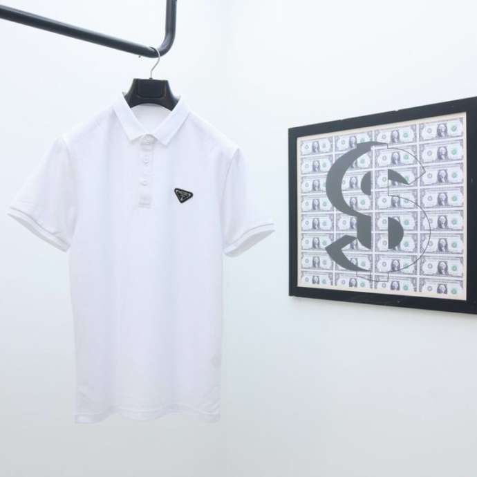 Picture of Prada Polo Shirt Short _SKUPradaS-XXLwdtn0320792